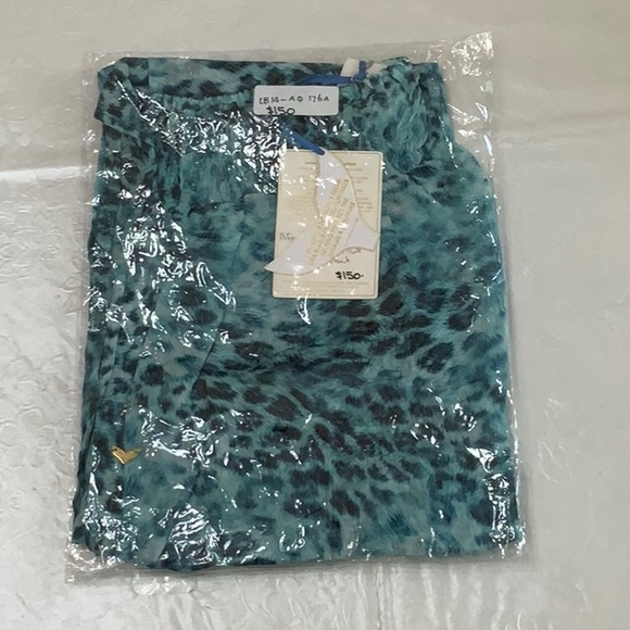 Lisa Blue AFRICAN QUEEN Side Split Pant - Sapphire Leopard - Picture 11 of 14